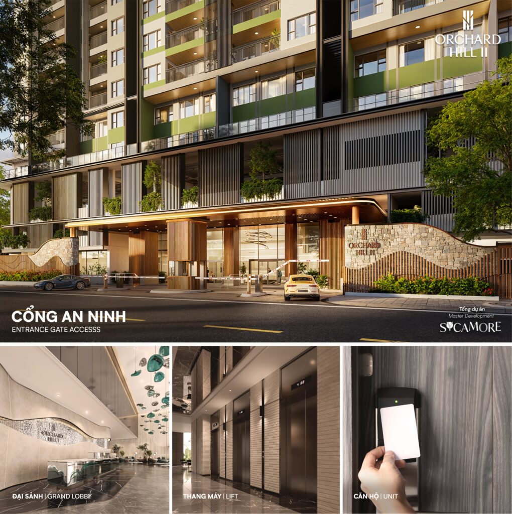 Hơn 1000 Booking Căn hộ Orchard Hill Sycamore chỉ sau 1 tháng khởi động 6 Hệ thống kiểm soát an ninh 4 lớp tại Orchard Hill Sycamore