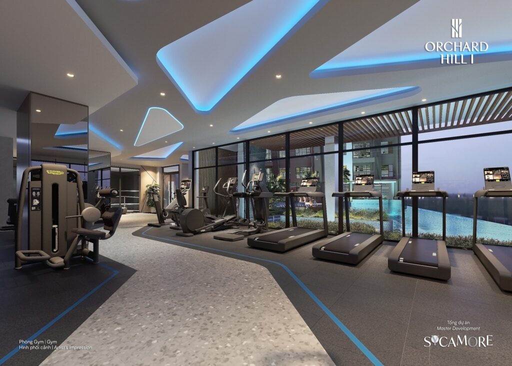 Chính thức Sự kiện ra mắt Đặc biệt Orchard Hill Sycamore 26.10.2024 8 Hệ thống phòng tập Gym hiện đại