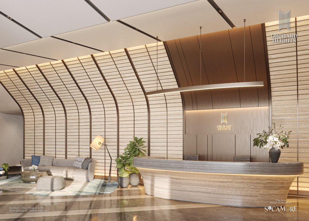 Căn hộ Orchard Heights: Biểu tượng sống đẳng cấp và kênh đầu tư "vàng" đến từ Chủ đầu tư CapitaLand 14 Đại sảnh Orchard Heights