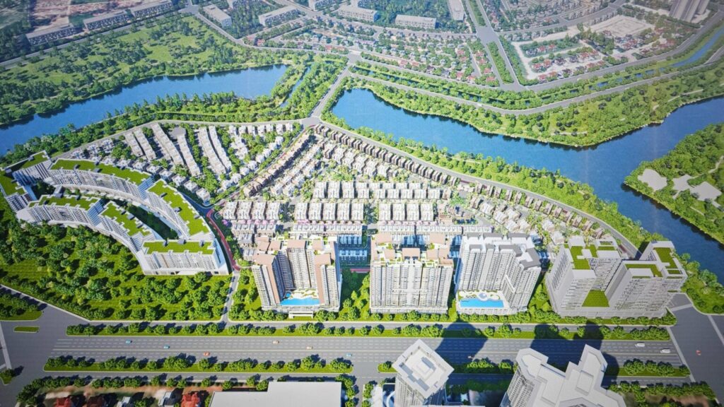 Thông tin ra mắt Orchard Hill - Phân khu cao tầng đầu tiên dự án Sycamore 2 Phối cảnh phân khu cao tầng Orchard Hill