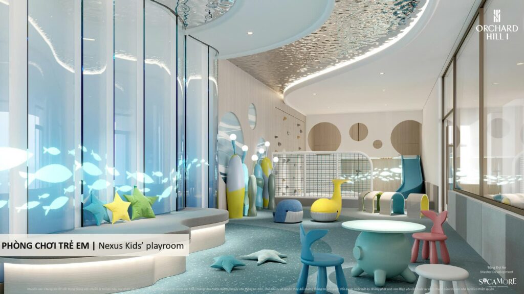 Chính thức mở cửa nhà mẫu Orchard Hill CapitaLand - Tổng dự án Sycamore 11 Phong choi tre em Tien ich Orchard Hill 1