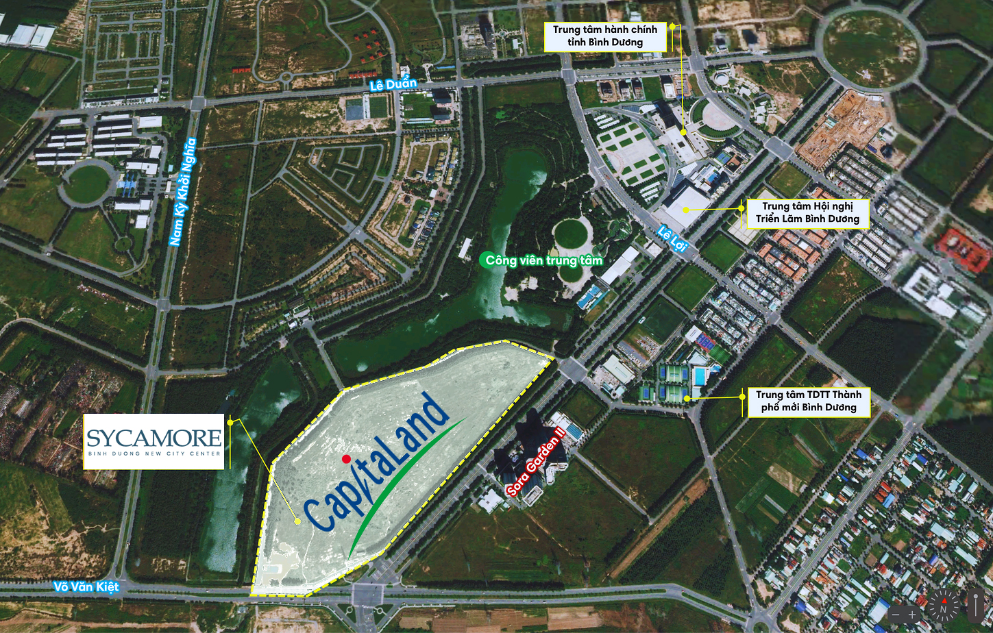 Bối cảnh, thị trường phát triển tiềm năng với dự án Sycamore Bình Dương 2 Vị trí dự án Sycamore CapitaLand | Sycamore contact | Phòng kinh doanh sycamore