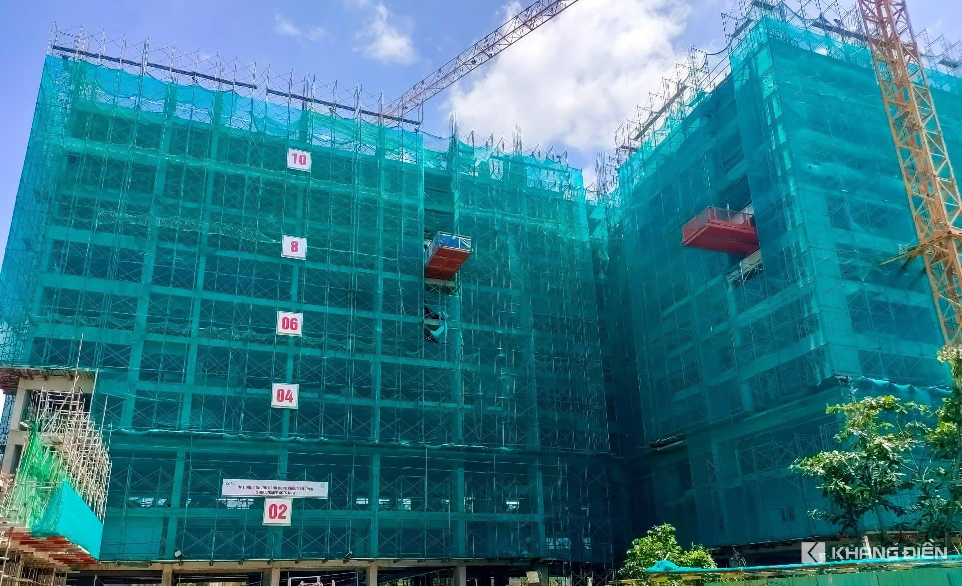 The Privia: Cập nhật tiến độ hoàn thành dự án mới nhất 2023 5 Block C The Privia Khang Điền đang thi công tới tầng 11