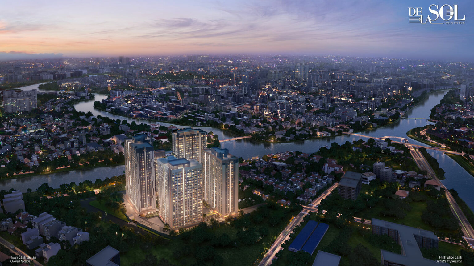 De La Sol chinh phục thế hệ trẻ với không gian sống ngập tràn cảm hứng âm nhạc 2 De La Sol tọa lạc trên quỹ đất hiếm có tại trung tâm Quận 4 sôi động, mang đến cảm hứng bất tận cho cư dân nơi đây. Ảnh: CapitaLand Development (Việt Nam)