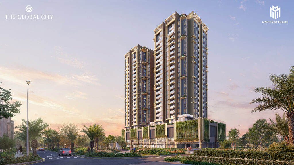 Chính thức ra mắt Masteri Grand View, Dự án cao tầng đầu tiên tại The Global City 5 Phối cảnh tháp căn hộ cao tầng Masteri Grand View