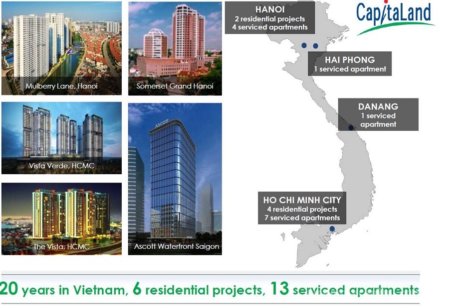 Vị thế hùng mạnh của Chủ đầu tư CapitaLand - Các dự án tiêu biểu của Capitaland tại Việt Nam 3 Các dự án tiêu biểu của CapitaLand tại Việt Nam