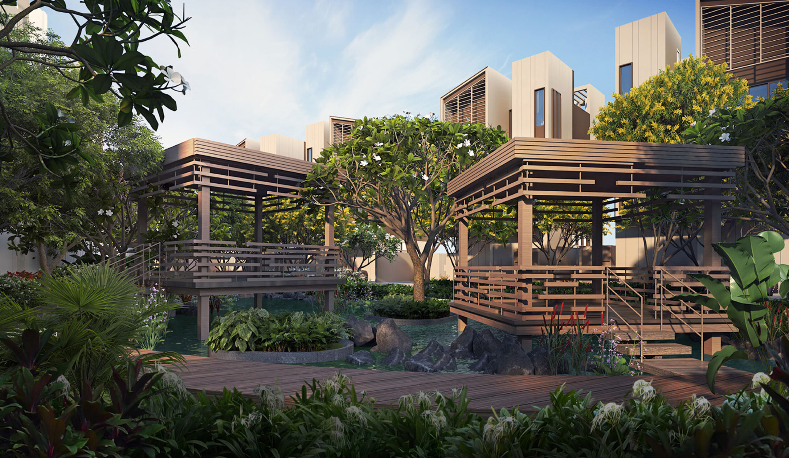 Sức nóng của khu Compound khép kín The Orchard Sycamore 2 Đảo cảnh quan | The Orchard Sycamore