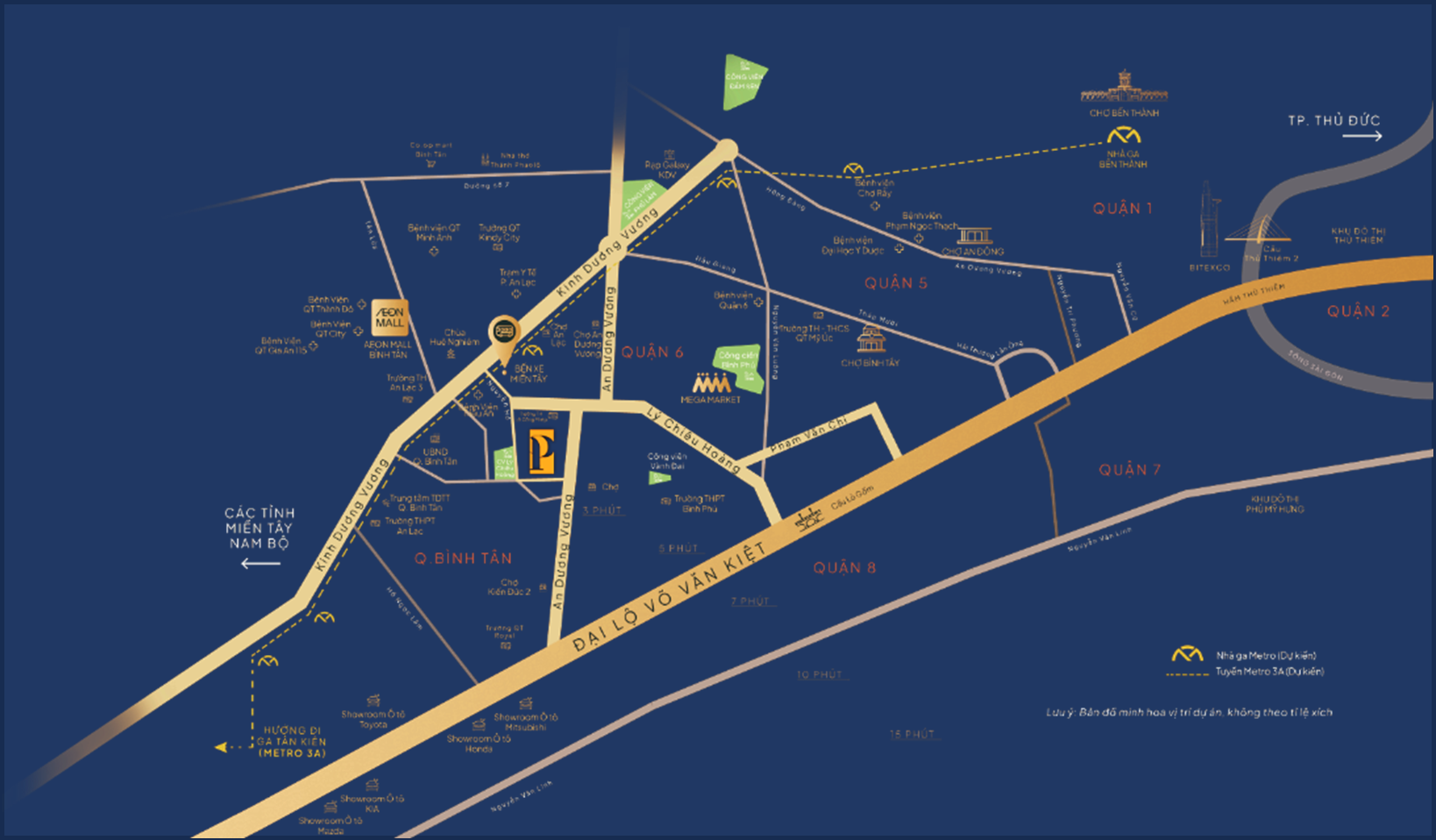 vị trí The Privia - khang Điền vị trí The Privia - khang Điền