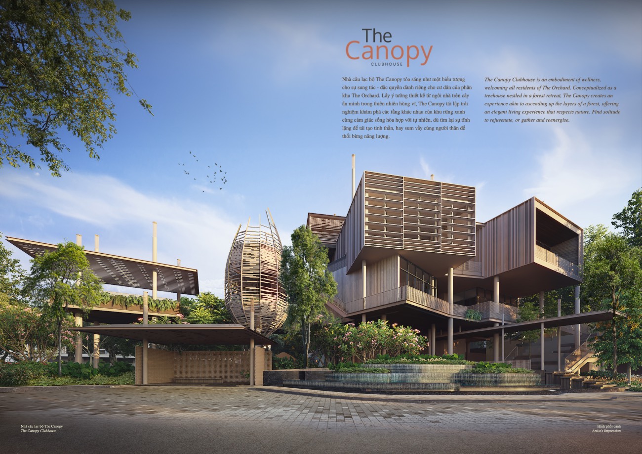 Sycamore CapitaLand- Nghệ thuật giao thoa kiến trúc tinh tế 5 The Canopy | Nhà câu lạc bộ The Orchard Sycamore