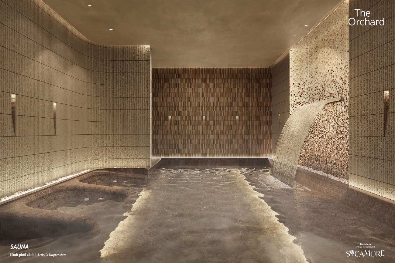 Trải nghiệm chuỗi tiện ích nội khu đẳng cấp tại Sycamore Bình Dương 3 Khu vực Spa - Sauna Sycamore | Hình phối cảnh