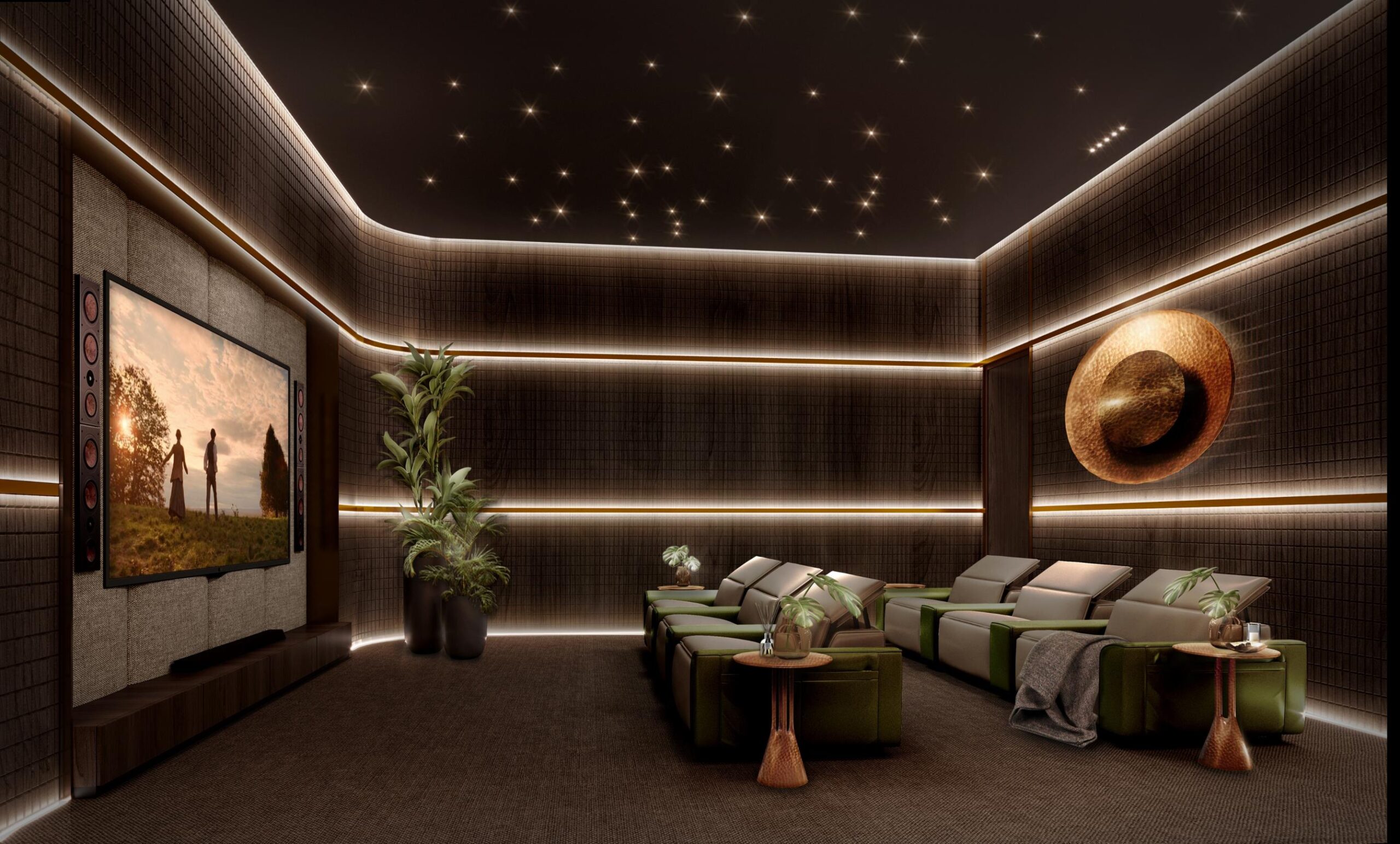 4 phân khu - Kiến tạo chuẩn sống toàn diện tại Orchard Grand Bình Dương 9 Phòng chiếu phim gia đình Orchard Grand Bình Dương