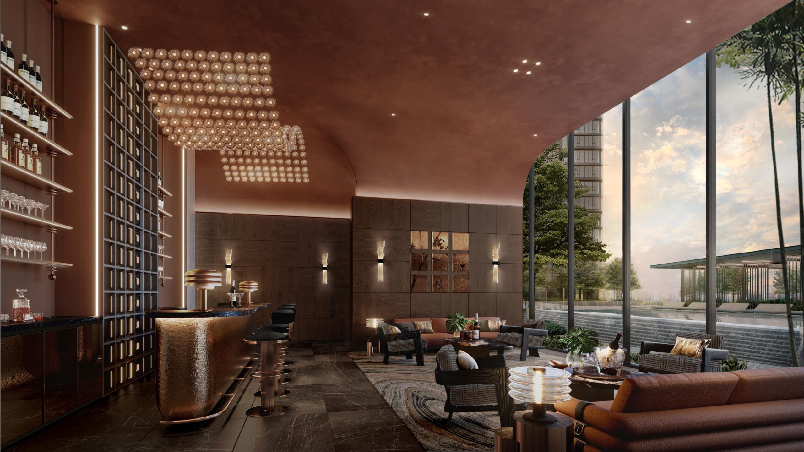 4 phân khu - Kiến tạo chuẩn sống toàn diện tại Orchard Grand Bình Dương 14 Sảnh tiệc Ember Orchard Grand Bình Dương