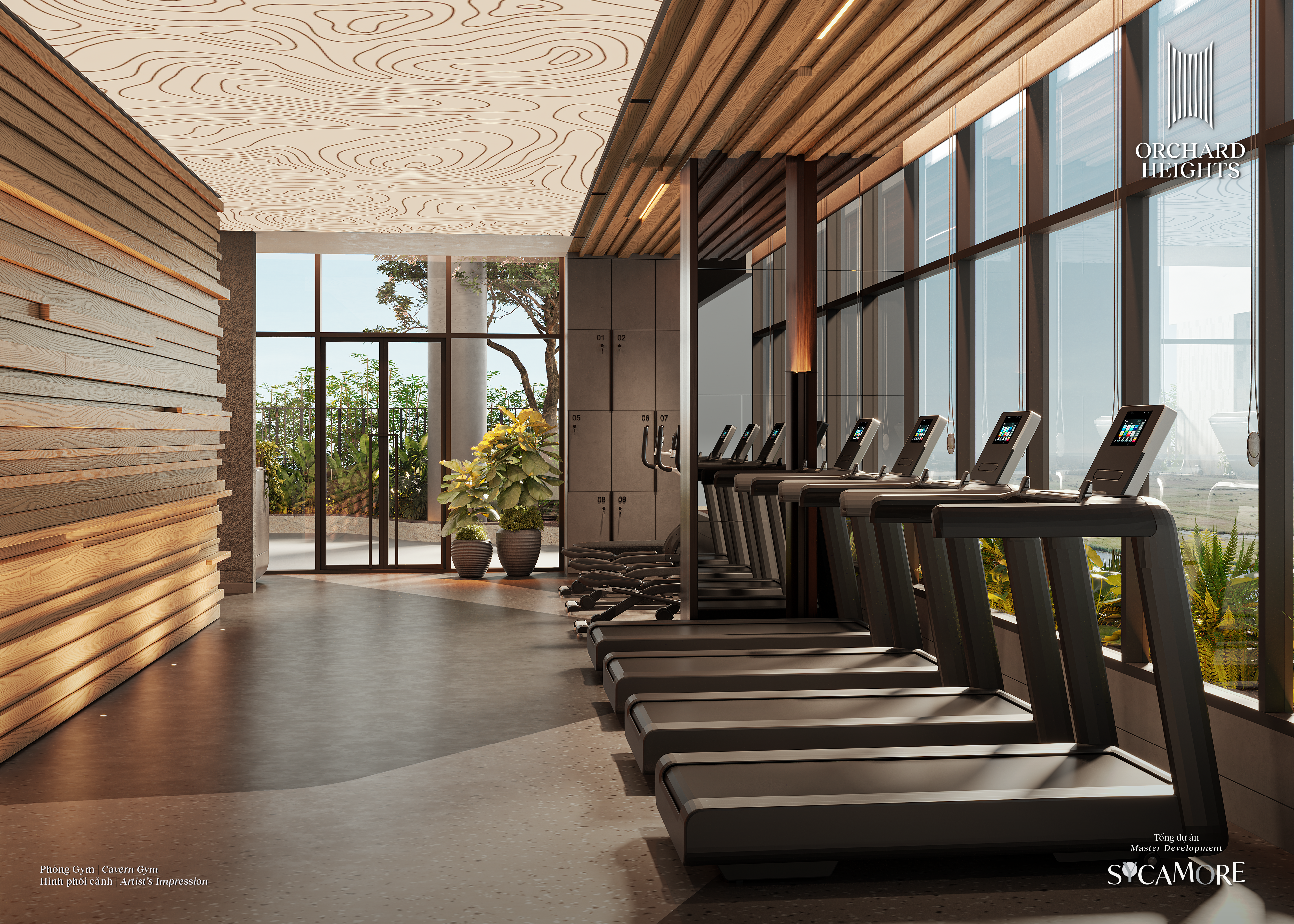 CapitaLand: Ra Mắt 436 Căn Hộ Cao Cấp Orchard Heights, Thành Phố Mới Bình Dương 12 Orchard Heights @ Sycamore Cavern Gym