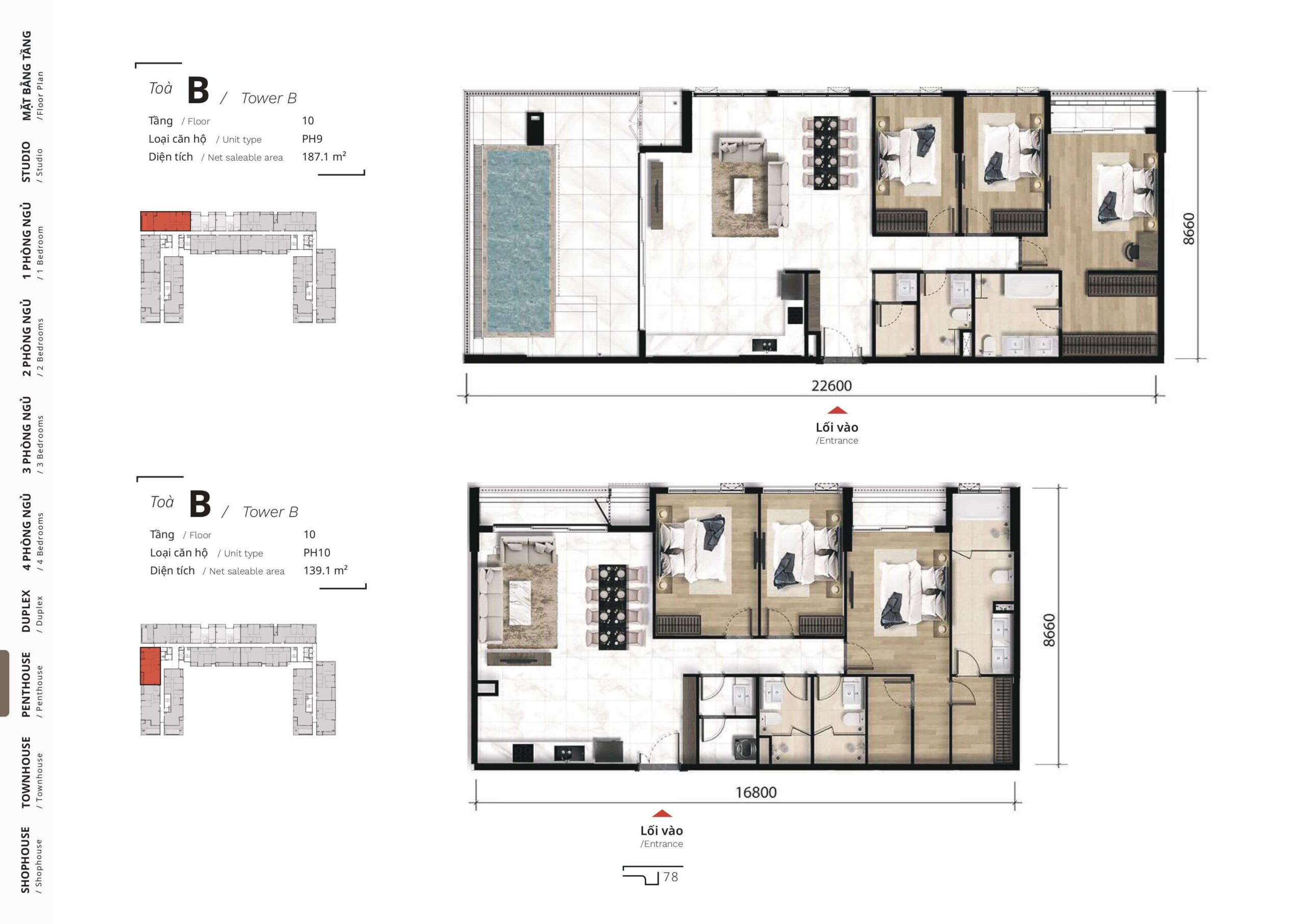 MIDORI PARK The TEN 71 The TEN layout penthouse 5