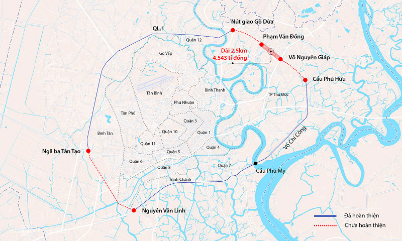 Hạ tầng Gladia by the Waters: Sức bật bất động sản từ loạt công trình nghìn tỷ 3 Vành đai 2 | Hạ tầng Gladia by the Waters