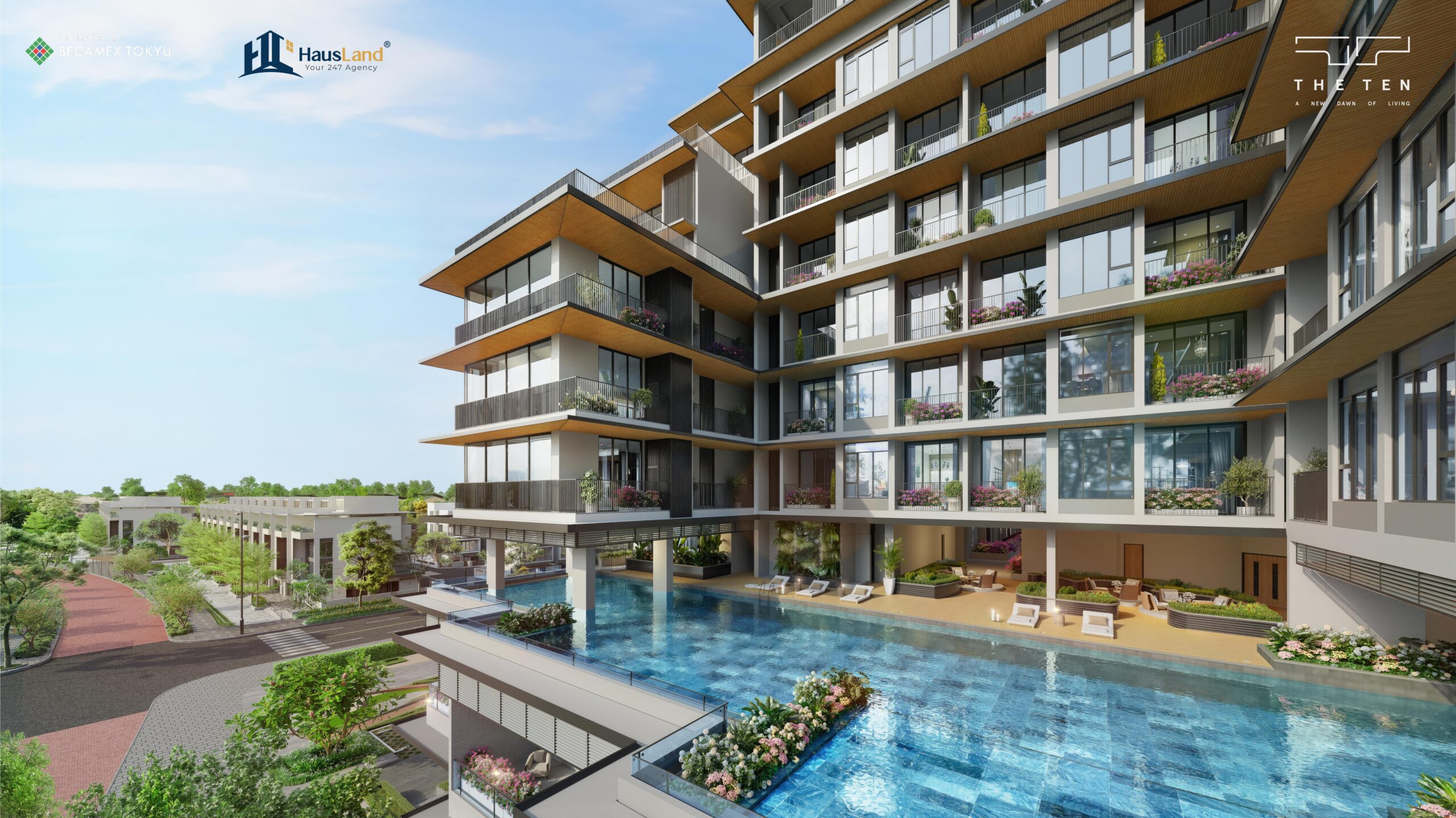 Midori Park The TEN – Dấu ấn mới căn hộ cao cấp Bình Dương 11 Hồ bơi tại Midoripark The TEN