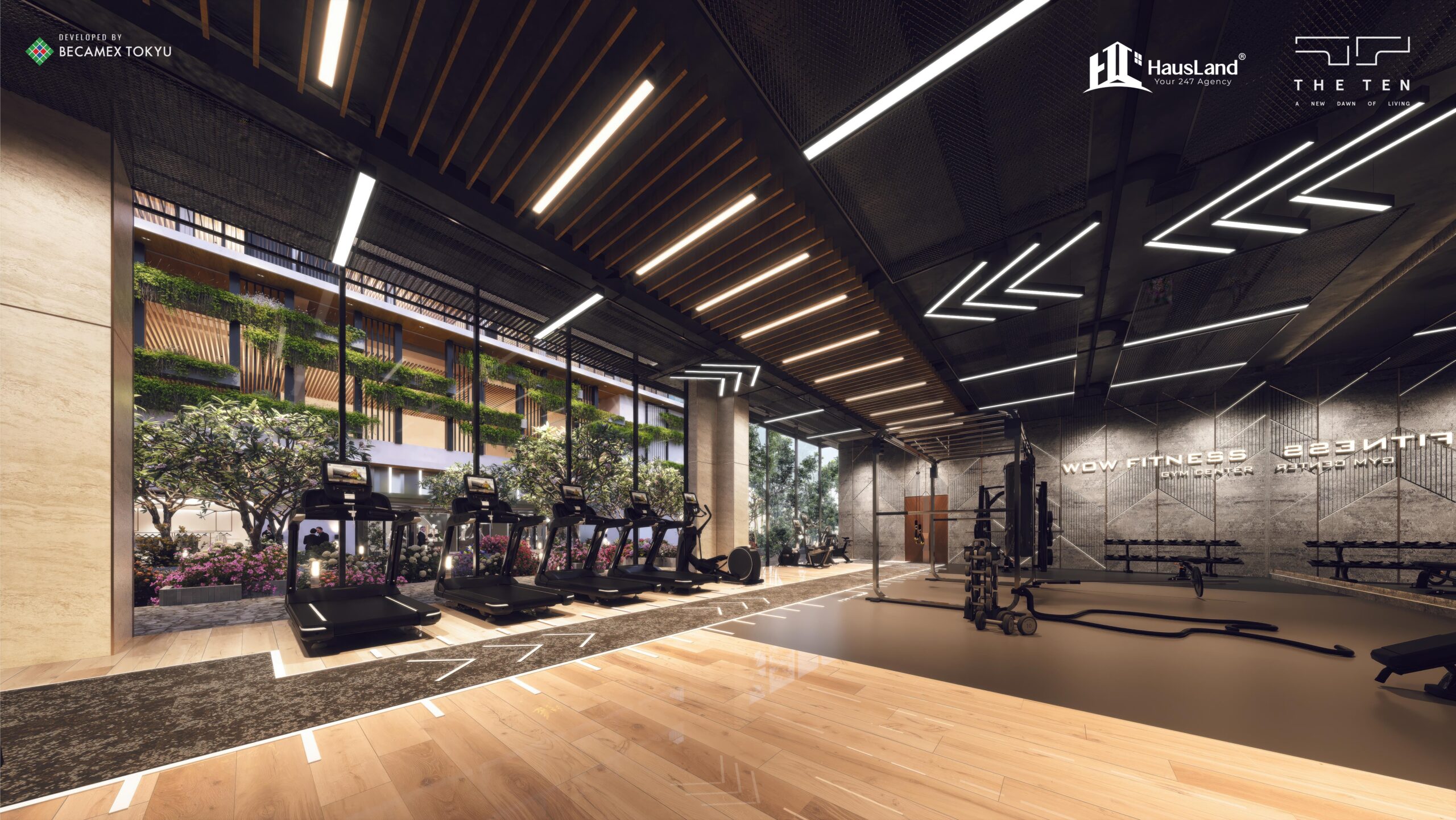 Midori Park The TEN – Dấu ấn mới căn hộ cao cấp Bình Dương 14 Phòng Gym Midori Park The TEN