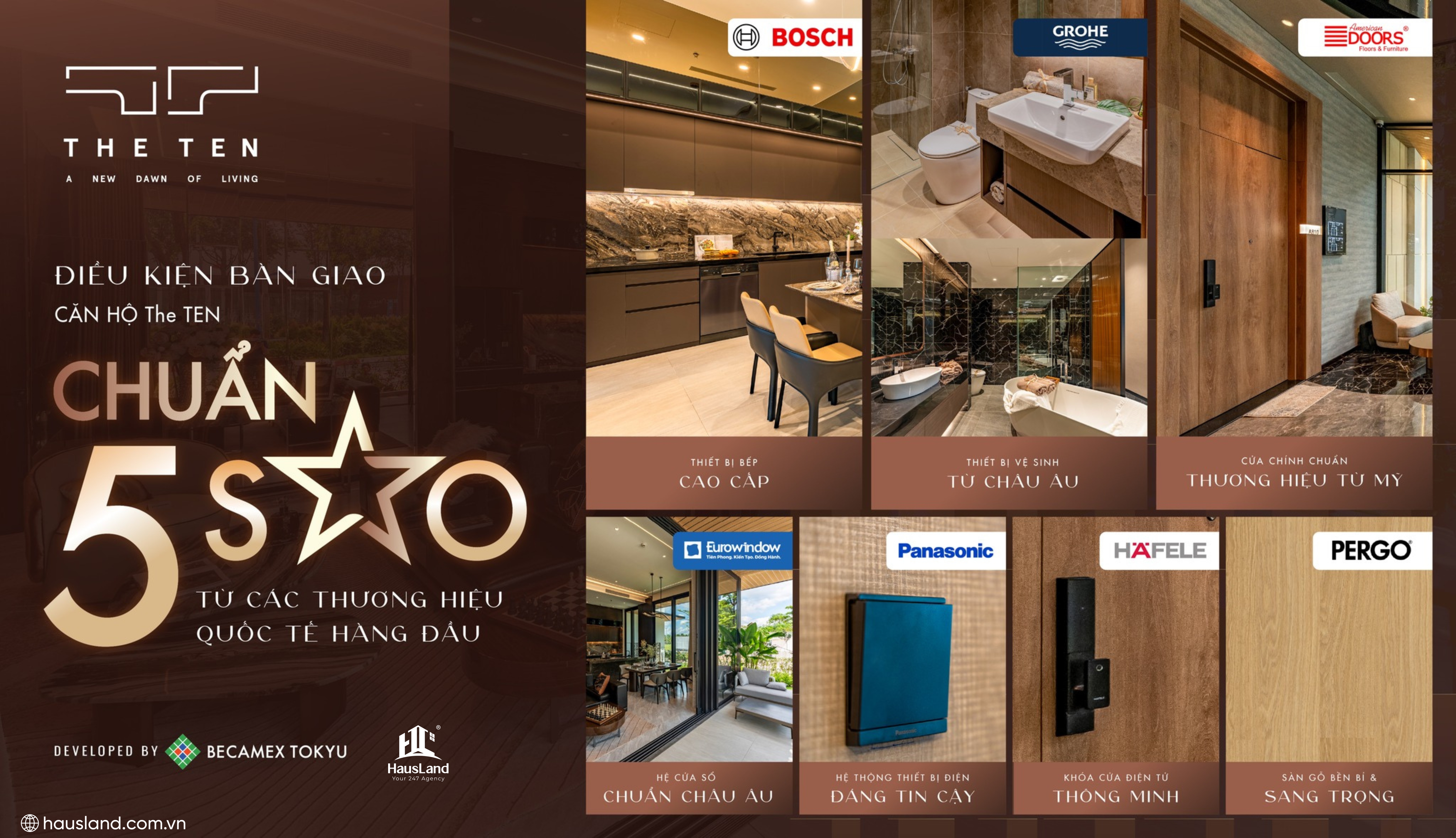 Căn hộ Midori Park The TEN - Chuẩn sống thượng lưu 8 Thương hiệu bàn giao tại căn hộ Midori Park The TEN