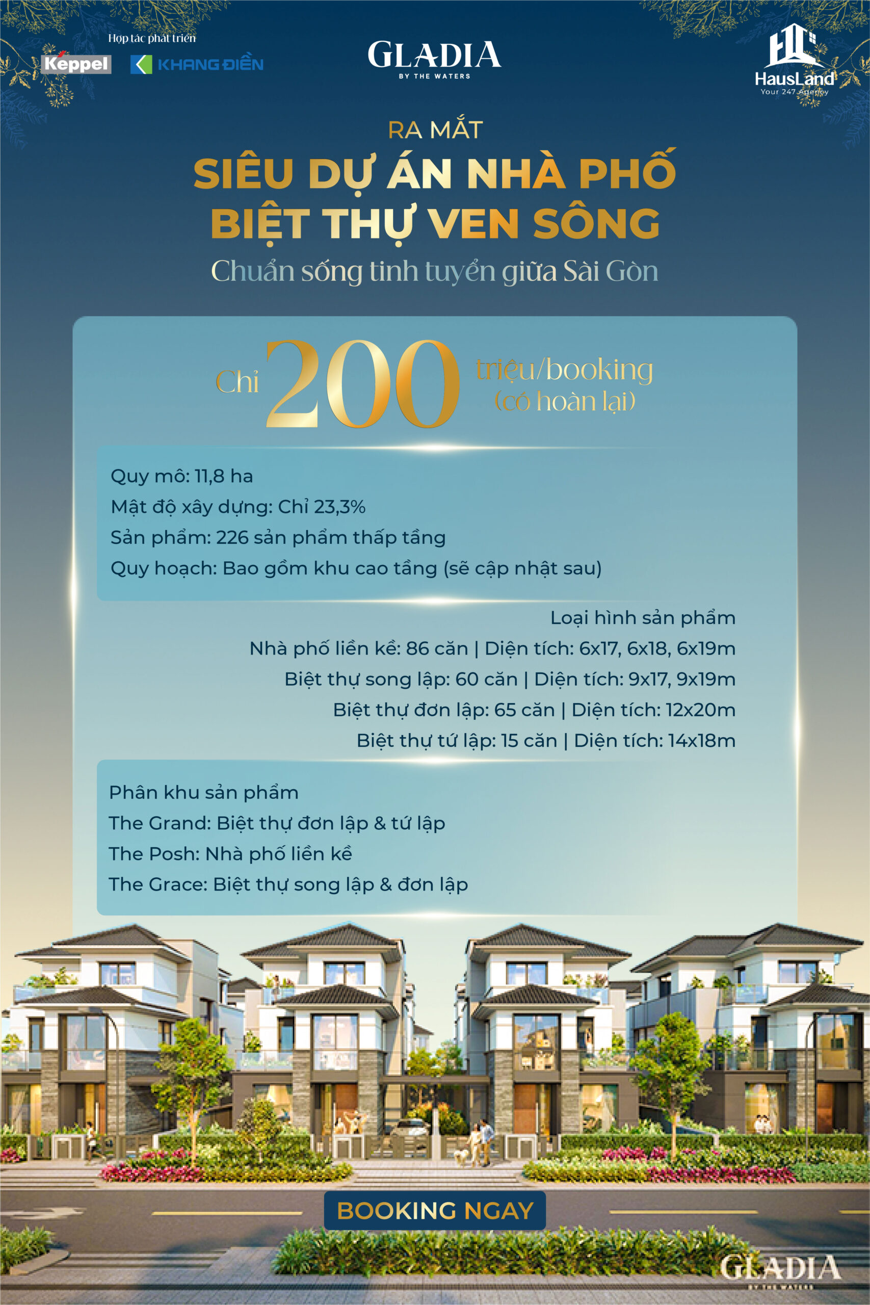 Giá bán Gladia by The Waters – Thông tin mới nhất 2025 6 Thông tin tổng quan dự án Gladia by the Waters