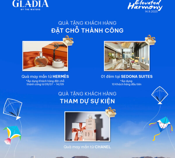 GLADIA BY THE WATERS - SỰ KIỆN ELEVATED HARMONY 1 event gladia dat cho thanh cong cuoi tuan HausLand e1757673036213